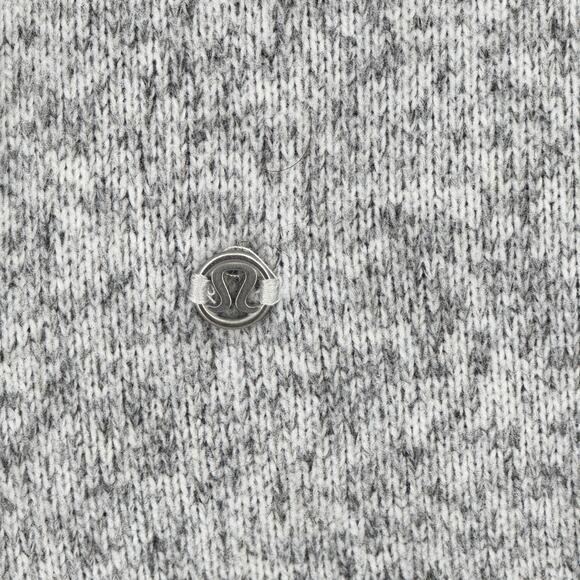 Lululemon Fleet Street Pullover Sweatshirt Heather Gray Soot Est. Sz 6 - Picture 5 of 5